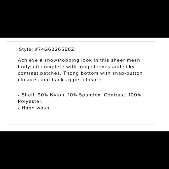 Angela Mesh Bodysuit - Picture 5 of 12